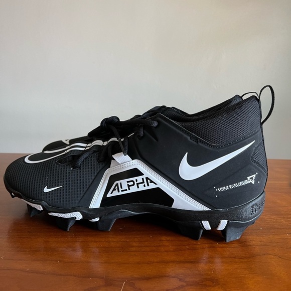 Nike Alpha Menace 3 Shark Football Cleat Black CV0584-001 mens 11.5 wide - Picture 5 of 7